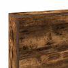 vidaXL Tăblie de depozitare cu raft Stejar afumat 160 cm Lemn compozit