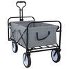 vidaXL Trolley Manevrabil Pliabil Gri 94 x 53 x 99 cm Tesătură Oxford
