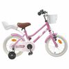vidaXL Bicicletă pentru Copii 14 Inci pentru 3-5 ani Roz deschis