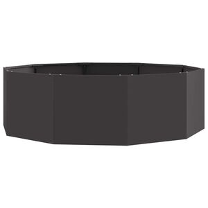 vidaXL Jardinieră Negru 120 x 120 x 35 cm Oțel