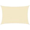 vidaXL P&acirc;nză parasolar, crem, 5x6 m, HDPE, 160 g/m&sup2;