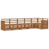 vidaXL Set de canapele de exterior 6 buc. natural Poliester