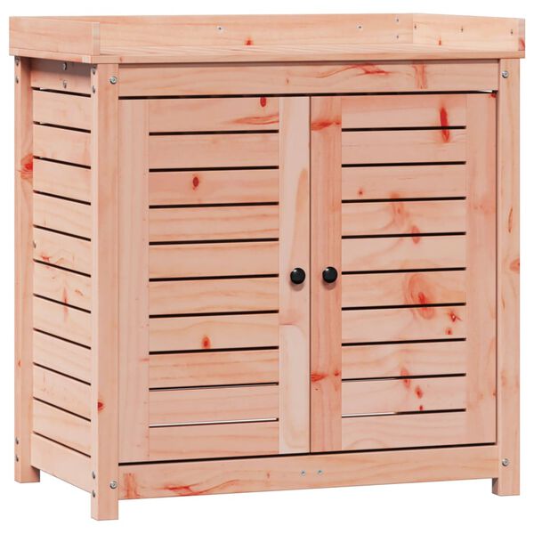 vidaXL Masă de plantare cu rafturi 82,5x50x86,5 cm lemn masiv douglas