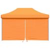 vidaXL Cort pliabil pentru petreceri cu 4 pereți laterali, portocaliu