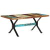 vidaXL Masă de bucătărie, 180 x 90 x 76 cm, lemn masiv reciclat
