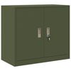 vidaXL Dulap de depozitare Verde măsliniu 80 x 40 x 70 cm Oțel