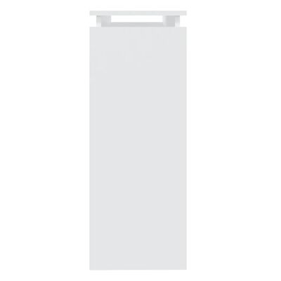 vidaXL Masă consolă, alb, 102x30x80 cm, PAL