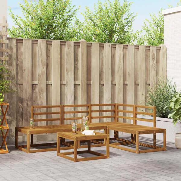 vidaXL Set de canapea natural