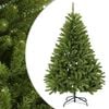 vidaXL Brad de Crăciun artificial cu ramuri articulare 180 cm PVC