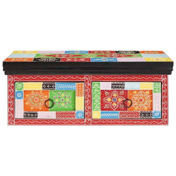 vidaXL Cabinet TV Multicolour 60 x 30 x 24 cm Lemn masiv de mango