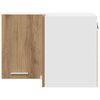 vidaXL Dulap suspendat Stejar Artisan și Alb 57 x 57 x 40 cm
