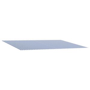 vidaXL Material de &icirc;nlocuire pentru copertină Albastru și Alb