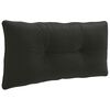 vidaXL Pernă de spate PUTTEN 100% Polyester Negru 70 x 40 x 10 cm