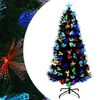 vidaXL Brad de Crăciun artificial Verde 120 cm PVC