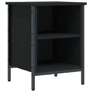 vidaXL Dulap pentru pantofi, negru, 38x35x50 cm, lemn compozit