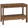 vidaXL Măsuță de toaleta natural 60 x 30 x 45 cm Lemn solid de tec