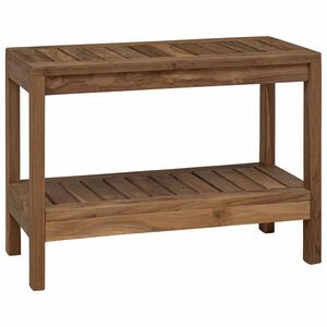 vidaXL Măsuță de toaleta natural 60 x 30 x 45 cm Lemn solid de tec