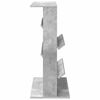 vidaXL Raft pentru reviste Gri din beton 70 x 41 x 96 cm Lemn compozit