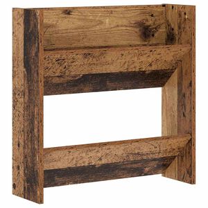 vidaXL Dulap pentru pantofi 60 x 18 x 60 cm Lemn prelucrat Lemn vechi