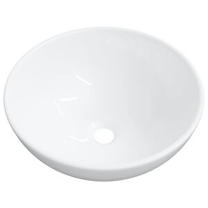 vidaXL Lavoar ceramică, alb, 28x28x10 cm