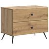 vidaXL Dulap de noapte Stejar Artizanal 62 x 34,5 x 47,5 cm