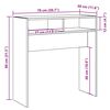 vidaXL Masă consolă, Lemn vechi, 78x30x80 cm, PAL