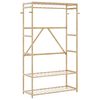 vidaXL Cuier pentru haine cu rafturi, 110x40x175 cm, bambus