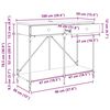 vidaXL Masă de consolă Lemn Vechi 100 x 39 x 78,5 cm Lemn compozit