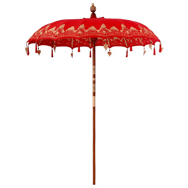 vidaXL Parasol Balinez Roșu 185 x 185 x 260 cm