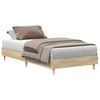 vidaXL Cadru de pat Stejar Sonoma 80 x 200 cm Lemn prelucrat