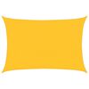vidaXL P&acirc;nză parasolar, galben dreptunghiular 4x6 m, HDPE, 160 g/m&sup2;