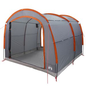 vidaXL Cort 268 x 240 x 191 cm Gri și portocaliu Poliester