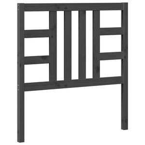 vidaXL Tăblie de pat, gri, 96x4x100 cm, lemn masiv de pin