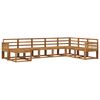 vidaXL Set de canapele de exterior 8 pcs natural Lemn Solid de Acacia