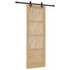 vidaXL Ușă glisantă ORKDAL 73,5 x 211 cm Lemn masiv de pin natural
