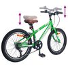 vidaXL Bicicletă Montană 24 Inci 6-Speed pentru 8-12 ani Verde