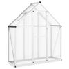vidaXL Sere cu cadru de bază, argintiu, 169x58x195 cm, aluminiu