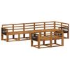 vidaXL Set de canapele de exterior 8 pcs natural Lemn Solid de Acacia