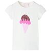 Tricou pentru copii, crem ecru, 92
