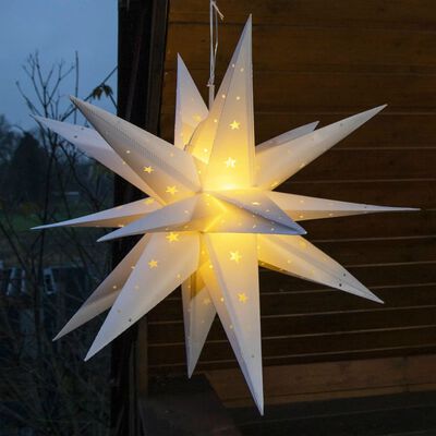 HI Felinar stea de Crăciun cu LED, 58 cm