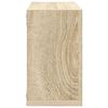 vidaXL Rafturi de perete cub 4 buc. stejar sonoma 26x15x26 cm