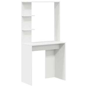 vidaXL Birou Alb Lemn prelucrat 78,5 x 37 x 154,5 cm