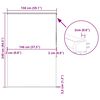 vidaXL Jaluzea cu role de duș cu casetă 150x240cm lățime material 146cm
