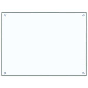 vidaXL Panou antistropi bucătărie transparent 80x60 cm sticlă securiz.