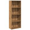 vidaXL Bibliotecă, stejar artizanal, 60x30x152 cm, lemn prelucrat