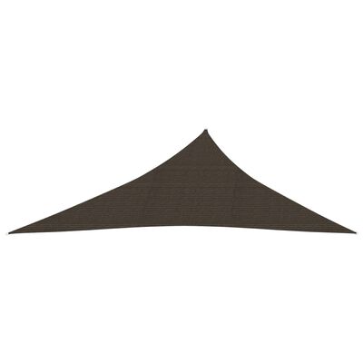 vidaXL Pânză parasolar, maro, 3x4x5 m, HDPE, 160 g/m²