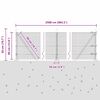 vidaXL St&acirc;lp de gard. Gri 25 x 0,4 m (plasă 16 x 16 mm) Oțel și PVC