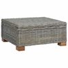 vidaXL Masă de cafea GENDT Ratan Natural Gri Kubu 67 x 60 x 30 cm
