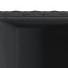 vidaXL Jardinieră de grădină, negru, 30x30x60 cm, poliratan