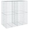 vidaXL Coș gabion cu capac, 200x100x200 cm, fier galvanizat